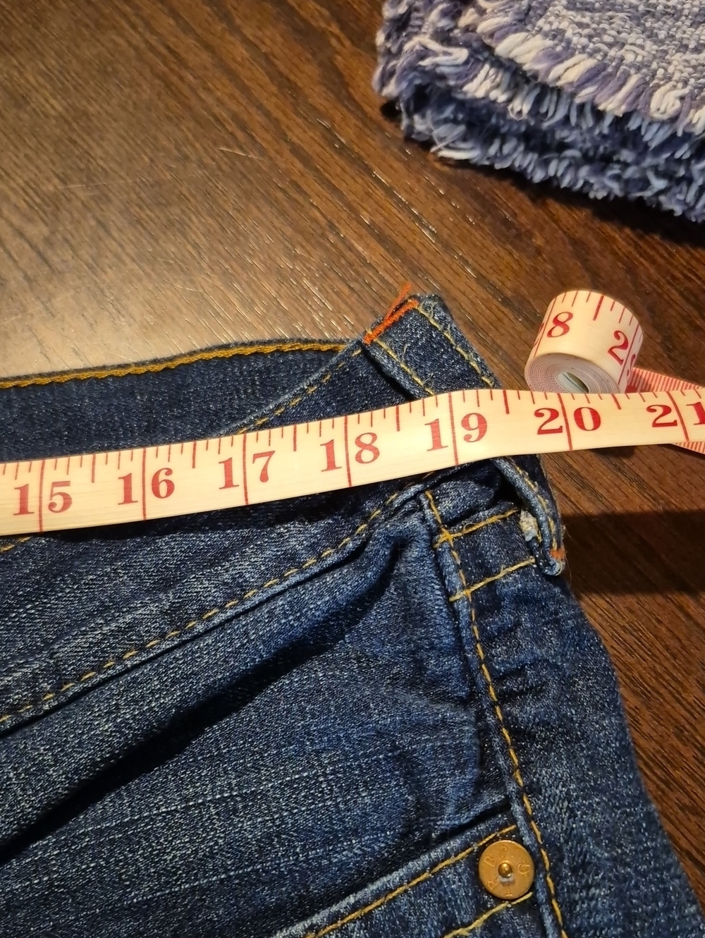 Dark Blue Denim Jeans
